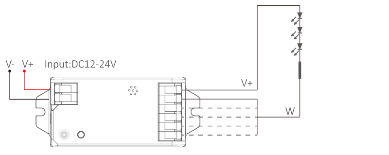 Single Color Connection Diagram