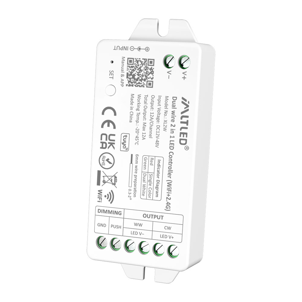 <b>XL2W (12A) </b><br />Dual Wire 2 in 1 LEDController (WiFi+2.4G) - Image 4