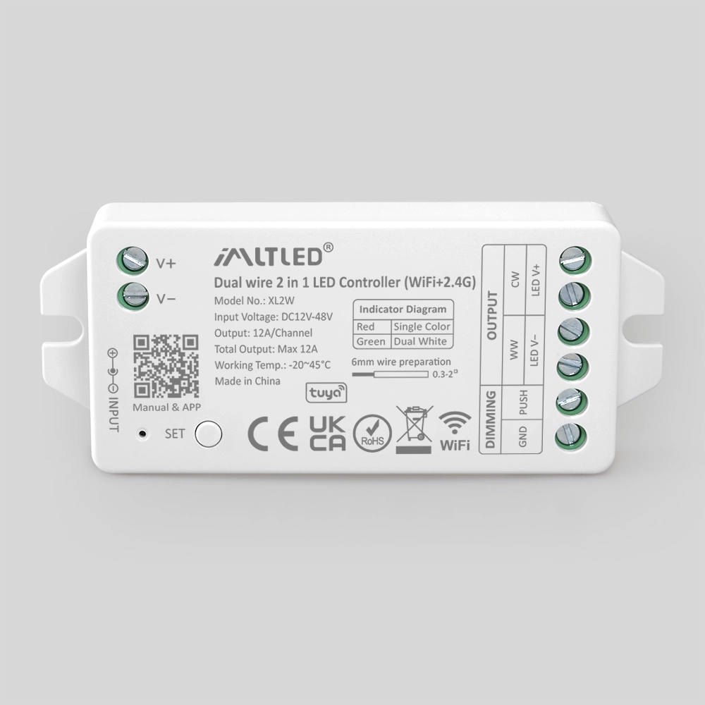 <b>XL2W (12A) </b><br />Dual Wire 2 in 1 LEDController (WiFi+2.4G) - Image 3