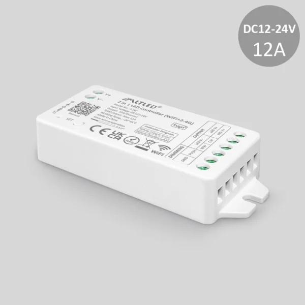 <b>iL2W (12A) </b><br />2 in 1 LED controller (WiFi+2.4G)