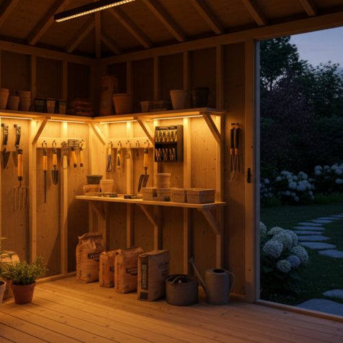 storage shed lights