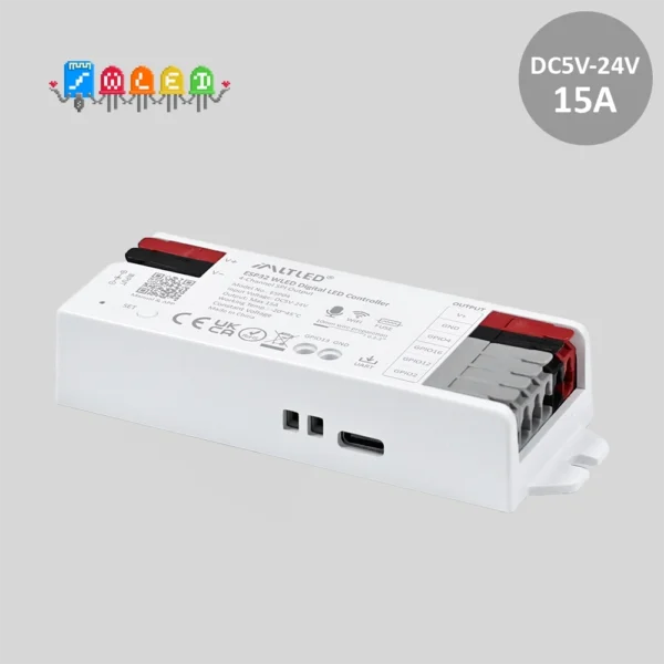 <b>ESP04 (15A) </b><br />ESP32 WLED Digital LED Controller (WiFi)