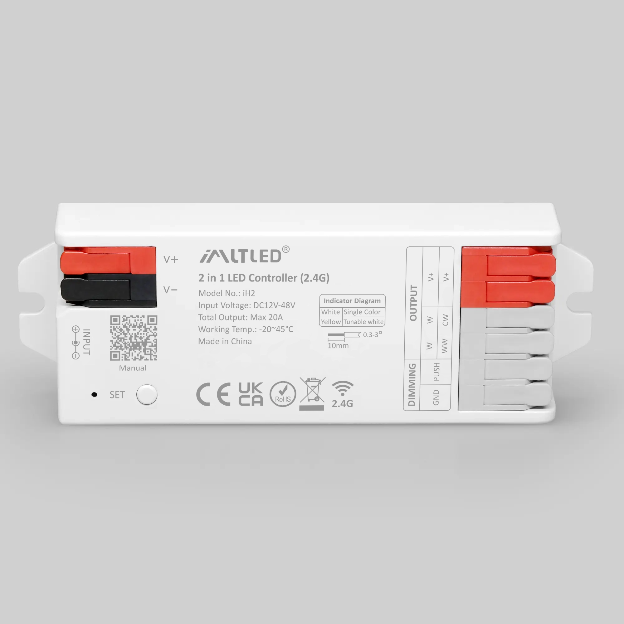 <b>iH2 (20A) </b><br />2 in 1 LED Controller (2.4G) - Image 2