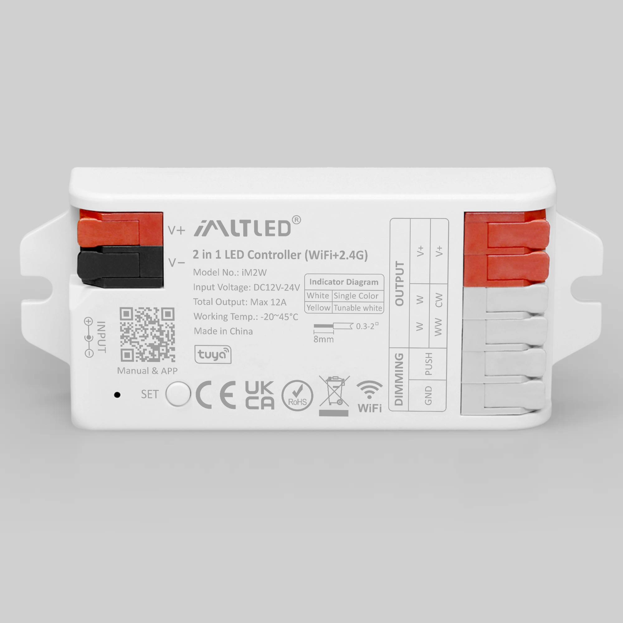 <b>iM2W (12A) </b><br />2 in 1 LED Controller (WiFi+2.4G) - Image 2