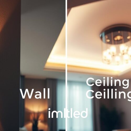Wall Lights vs. Ceiling Lights