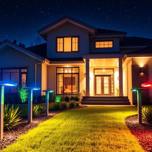 Colored Linear Lights